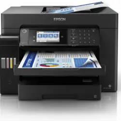 Impresora multifunción - Epson EcoTank ET-16650 Multifunción WIFI, Inyección de tinta, A color, Negro