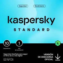 Kaspersky Standard 10 Dispositivos 1 Año Descarga Digital
