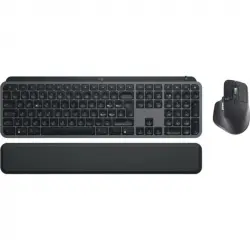 Logitech MX Keys S Combo Teclado y Ratón Inalámbrico con Reposamuñecas Grafito Teclado Italiano