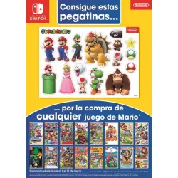 Nintendo Pegatinas A3 Mario Days