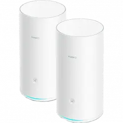 Router - HUAWEI Wifi Mesh 2-pack Sistema Wi-fi Mesh, triple banda, 2200 Mbps, HomeSec, Huawei Share, Blanco