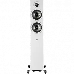 Torre de sonido - Polk Audio Reserve R600, Sonido 3D multicanal, Tecnología Power Port 2.0, 200 W, Blanco