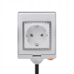 Unotec Enchufe Wifi Outdoor Compatible con Alexa y Google Home