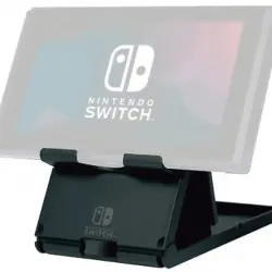 Accesorio Nintendo Switch - Soporte Hori Multiport USB Playstand, 4 USB, Negro