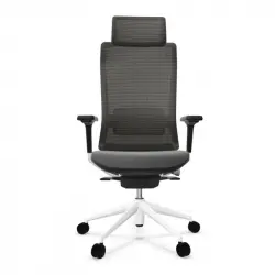 Actiu TNK Flex White/Black Silla de Oficina Negra