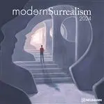Calendario de pared 2024 mes visto 30x30 Modern Surrealism