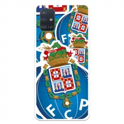 Funda Para Samsung Galaxy A51 Del Fútbol Club Oporto Escudo Dibujo - Licencia Oficial Fútbol Club Oporto