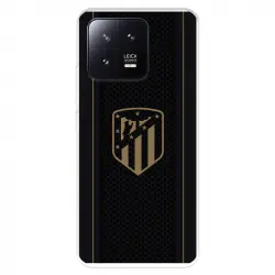 Funda Para Xiaomi 13 Del Atlético De Madrid Escudo Dorado Fondo Negro - Licencia Oficial Atlético De Madrid