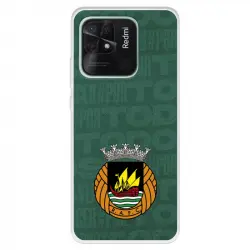 Funda para Xiaomi Redmi 10C del Escudo Fondo Verde Licencia Oficial Rio Ave FC