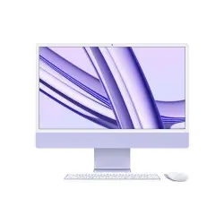 iMac con Pantalla Retina 24'' 4,5K M3 CPU 8, GPU 10, 8GB RAM, 256GB SSD, Púrpura