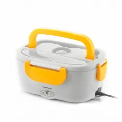 Innovagoods Lunffi Fiambrera Eléctrica Portátil para Oficina y Coche 1.05L 60W Amarillo