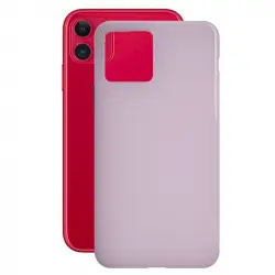 Ksix Funda Color Liquid Rosa para iPhone 11