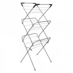 Metaltex Tendedero De 3 Alturas Tec Concerto Slim 9,5 M