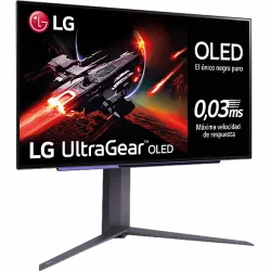 Monitor gaming - LG 27GR95QE-B, 26.5", OLED 4K (2560x1440), 0.03 ms, 50/60 Hz, NVIDIA G-Sync™ Compatible, Negro