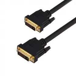 OcioDual Cable Alargador DVI Macho/Macho 1.5m Negro