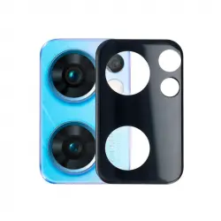 Protector de Cámara Metalizado Negro para Oppo Find X5 Lite