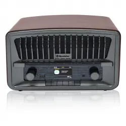 Roadstar HRA-270D+BT Microcadena Vintage CD/Bluetooth/AUX/USB Negro