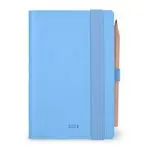 Agenda 2024 Legami Mini 12 meses 2 días por página Crystal Blue multilingüe