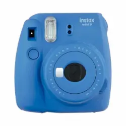 Fujifilm Instax Mini 9 Azul Cobalto Cámara Instantánea Con Flash