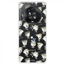 Funda Para Huawei Honor Magic4 Lite Oficial De Disney Chip Potts Siluetas - La Bella Y La Bestia