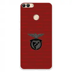Funda Para Huawei P Smart Del Escudo Fondo Granate - Licencia Oficial Benfica