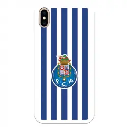 Funda Para iPhone Xs Max Licencia Oficial Fútbol Club Oporto Escudo Rayas