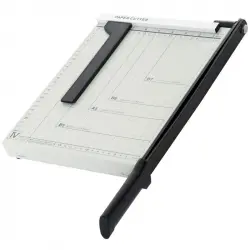 Homcom Cortador de Papel A4 Guillotina Profesional Capacidad 12 Hojas con Regla