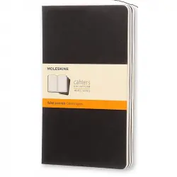 Moleskine Cahier Set de 3 Cuadernos 80 Páginas Rayadas Negro