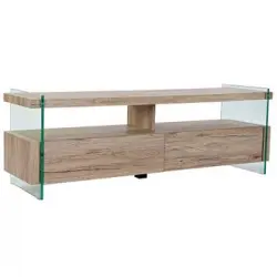Mueble De Tv Dkd Home Decor Mdf Cristal Templado (140 X 47 X 40 Cm)