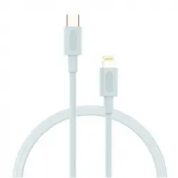 Nubbeh Elisium Cable USB-C a Lightning 1m 2a Turquesa