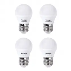 Panasonic Bombilla LED Frost 4W E27 Luz Neutra Pack de 4