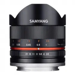 Samyang Objetivo Fisheye II 8mm F2.8 UMC para Fujifilm X