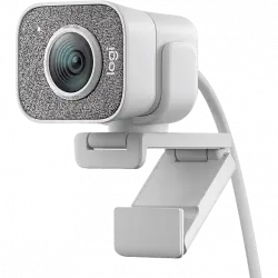 Webcam - Logitech StreamCam, FHD 1080p a 60fps, Autofoque inteligente, Rendimiento Audio Premium, Montaje versátil, USB-C, Blanco