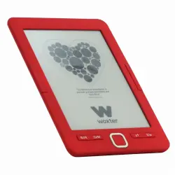 Woxter - EReader Scriba 195 Rojo, 4GB, 6" (15,24 Cm) E-Ink Pearl