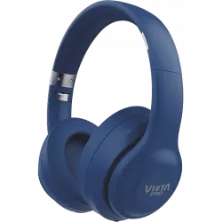 Auriculares inalámbricos - Vieta Pro Gently, De diadema, Plegables, 20 h, Bluetooth 5.0, Micrófono, Azul