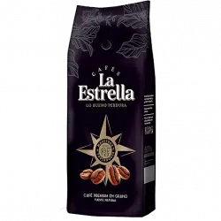 Café en grano - La Estrella Premium, Tueste natural, 500 g