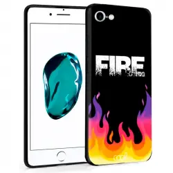 Cool Funda Dibujos Fire para iPhone 7/8/SE 2020