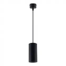 Efectoled Lámpara Colgante De Metal Cuarzo Negro
