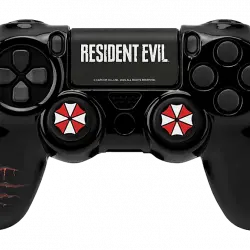 Funda + grips - FR-TEC Umbrella Pack Resident Evil, Para DualShock 4 de PS4, Negro Sticker