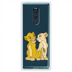 Funda Oficial Disney Simba Y Nala Transparente Para Sony Xperia Xz4 - El Rey León