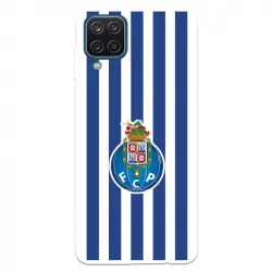 Funda Para Samsung Galaxy A12 Del Fútbol Club Oporto Escudo Rayas - Licencia Oficial Fútbol Club Oporto