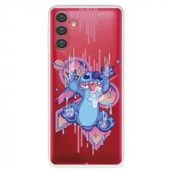 Funda Para Samsung Galaxy A13 5g Oficial De Disney Stitch Graffiti - Lilo & Stitch