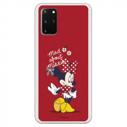 Funda para Samsung Galaxy S20 Plus Oficial Clásicos de Disney Minnie Mad About