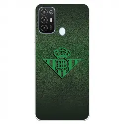 Funda Para Zte Blade A52 Del Real Betis Balompié Escudo Verde Fondo Trama - Licencia Oficial Real Betis Balompié