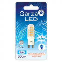 Garza Bombilla LED 3.5W G9 Blanco Cálido