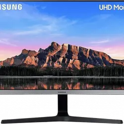 Monitor - Samsung LU28R550UQRXEN, 28" UHD 4K, 300 cd/m², 4 ms, 60 Hz, HDMI, AMD FreeSync, Modo juego, Gris