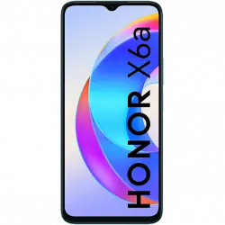 Móvil - Honor X6a, Cyan Lake, 128 GB, 4 GB RAM, 6.56 " Mediatek Helio G36, 5200 mAh, Magic UI 7.1 basado en Android 13