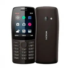 Nokia 210 Negro Móvil Gsm Dual Sim 2.4'' Qvga 16mb Radio Fm Cámara Vga