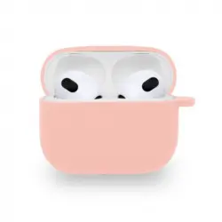 Nueboo Funda Silicona Protectora para Airpods 3 Rosa