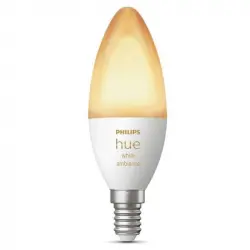 Philips Hue White Ambiance Bombilla LED Inteligente B39 E14 4W Luz Blanca Cálida a Fría